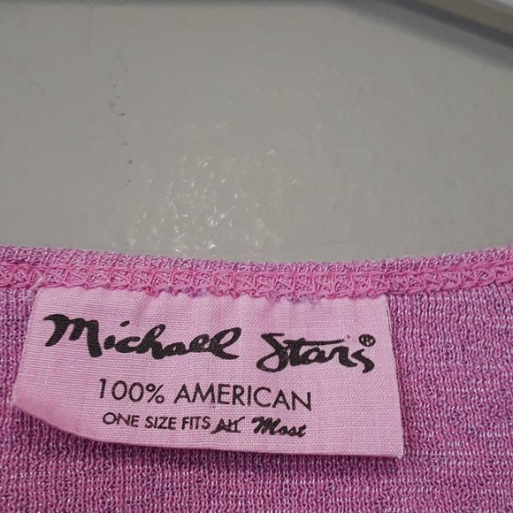 Anthropologie Michael Stars Pink Knit Top - Picture 3 of 7